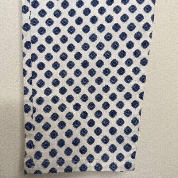 Michael Kors Selma Medallion Print Cropped Jeans Size 12 Pre-owned - Picture 8 of 16